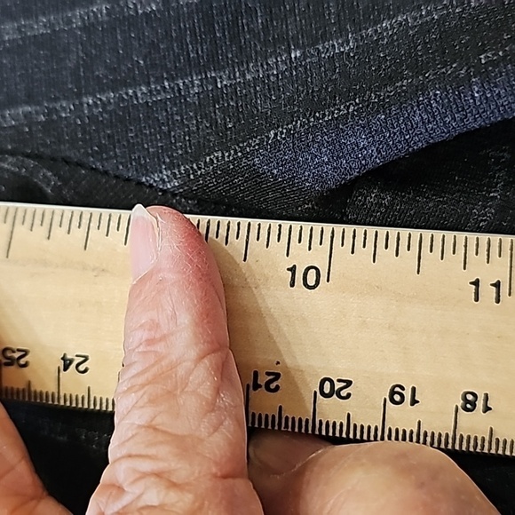 MAX STUDIO, Pin striped dark gray with white pin striped. Size medium. Office. - Picture 7 of 9